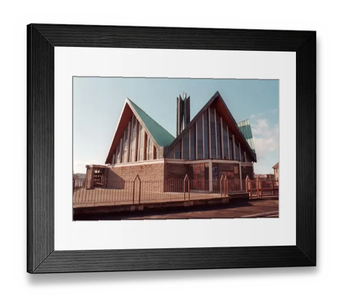 Framed Print : Our Ladys Church in Harryville, Ballymena February 1997 Framed Print : Our Ladys Church in Harryville, Ballymena February 1997