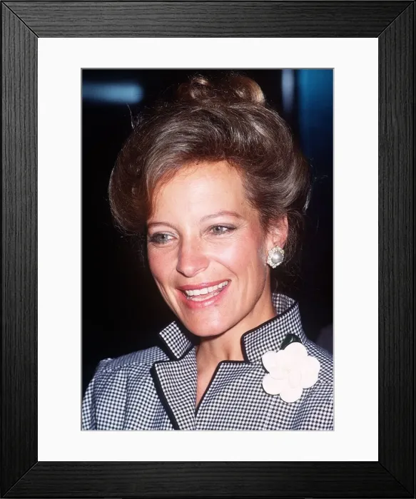 Framed Print : Princess Michael of Kent at the Sony Radio Awards at the Hilton April 1983