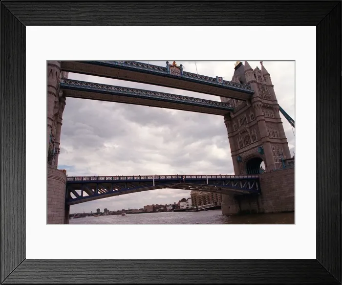 Framed Print : Tower Bridge from the River Thames Framed Print : Tower Bridge from the River Thames