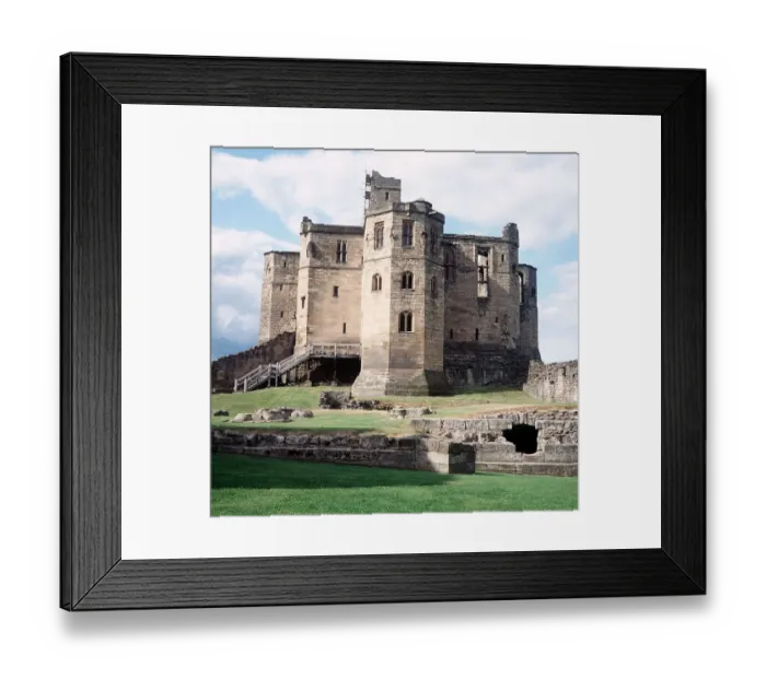 Framed Print : Warkworth castle Northumberland England circa 1996 Framed Print : Warkworth castle Northumberland England circa 1996