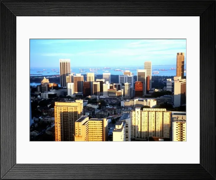 : Singapore skyline in the early morning : Singapore skyline in the early morning
