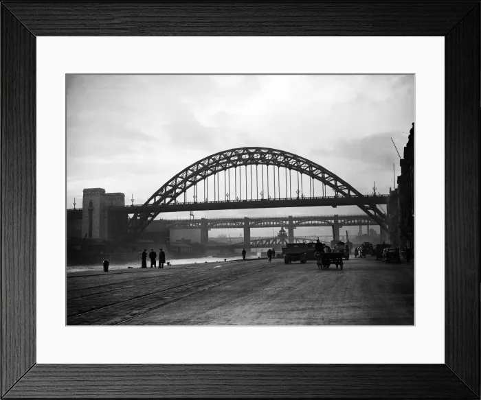 Framed Print : Tyne Bridges, Newcastle The high level road bridge Framed Print : Tyne Bridges, Newcastle The high level road bridge