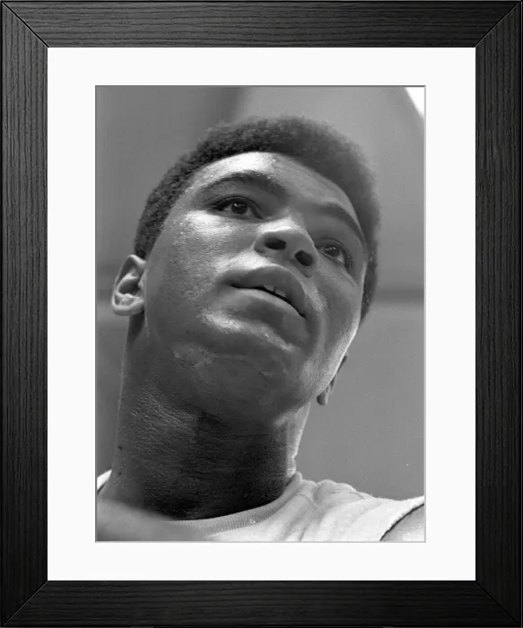 Framed Print : American world champion heavyweight boxer Muhammad Ali, formerly known as Cassius Clay Framed Print : American world champion heavyweight boxer Muhammad Ali, formerly known as Cassius Clay