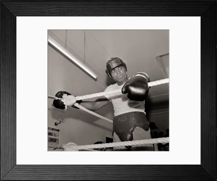 Framed Print : American boxer Muhammad Ali, formerly known as Cassius Clay Framed Print : American boxer Muhammad Ali, formerly known as Cassius Clay