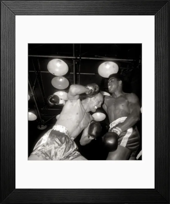 Framed Print : Cassius Clay June 1963( later to become Muhammad Ali) v Henry Cooper Framed Print : Cassius Clay June 1963( later to become Muhammad Ali) v Henry Cooper
