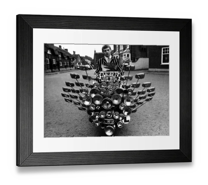 Framed Print : BRYN OWEN missed the Mods heyday. He was sleeping in his pram at the time, But Bryn