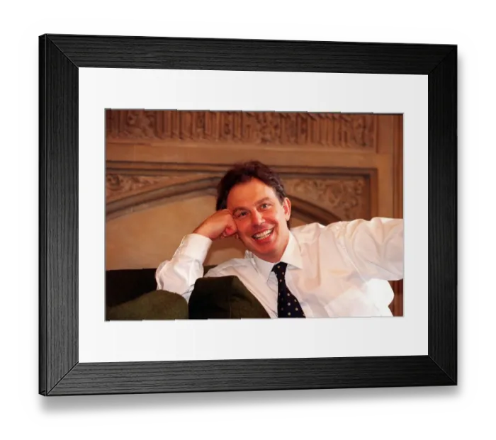 Framed Print : Tony Blair MP, before the General Election April 1997 Framed Print : Tony Blair MP, before the General Election April 1997