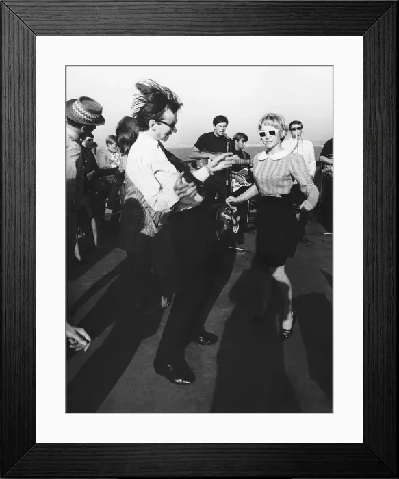 Framed Print : Teenagers three hundred revellers sailed across the channel aboard the SS Dover in aid of Framed Print : Teenagers three hundred revellers sailed across the channel aboard the SS Dover in aid of