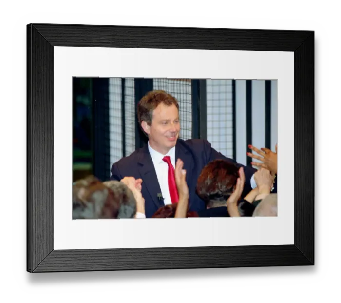 Framed Print : 1997 General Election Labour Victory party at the Royal Festival Hall Framed Print : 1997 General Election Labour Victory party at the Royal Festival Hall