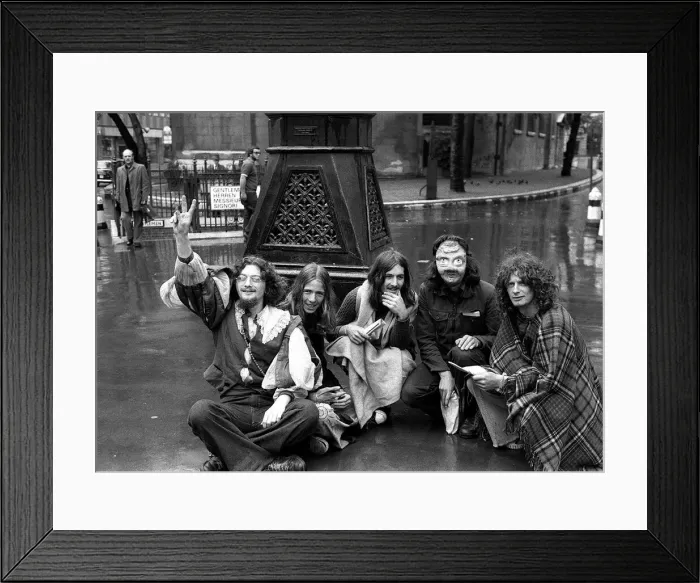Framed Print : The Wallies August 1974 Outside High Court to defend eviction action Wally Framed Print : The Wallies August 1974 Outside High Court to defend eviction action Wally