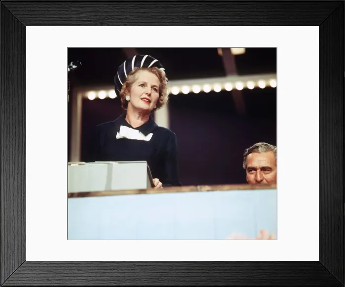 Framed Print : Minister of Education Margaret Thatcher speaking at the 1970 party conference Framed Print : Minister of Education Margaret Thatcher speaking at the 1970 party conference