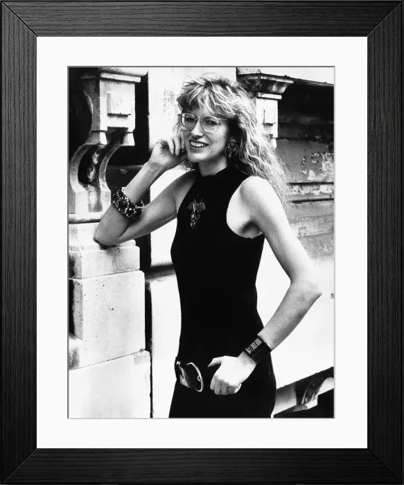 Framed Print : Radio presenter Janet Street Porter May 1986