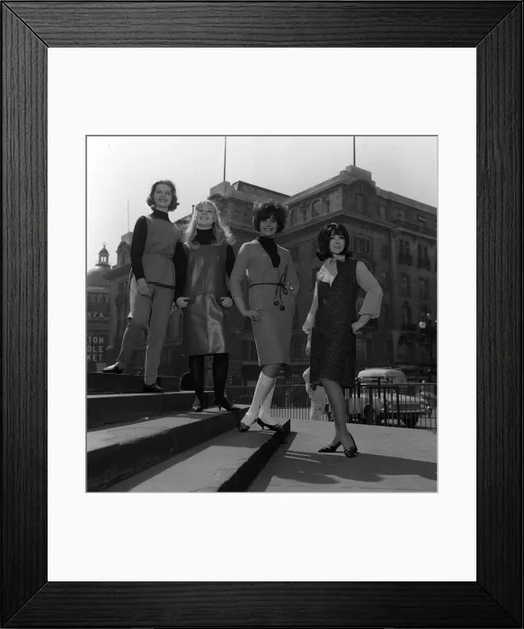 Framed Print : Teenage Fashion in the sixties Framed Print : Teenage Fashion in the sixties