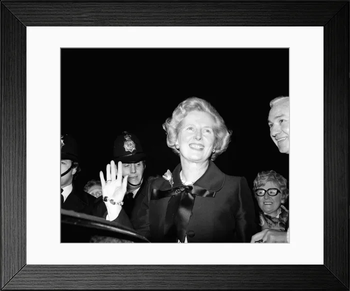 Framed Print : Margaret Thatcher Feb 1975 wins Conservative Leadership Election