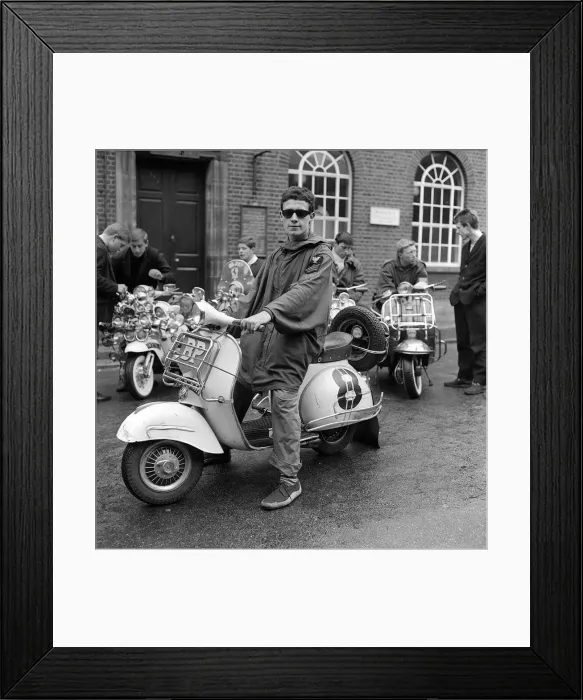 Framed Print : Youth Culture Mod Mods Swinging Sixties Collection May 1964 Mods wearing suits Framed Print : Youth Culture Mod Mods Swinging Sixties Collection May 1964 Mods wearing suits