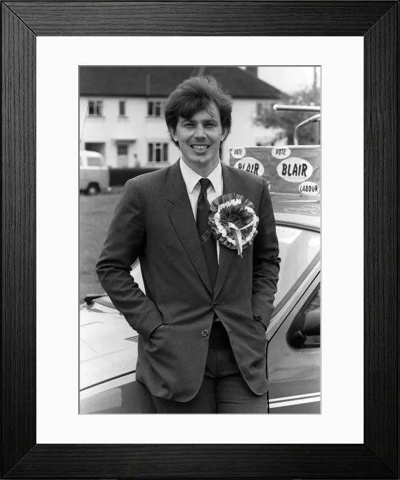 Framed Print : Beaconsfield By Election 1982, Tony Blair, Labour Party Candidate
