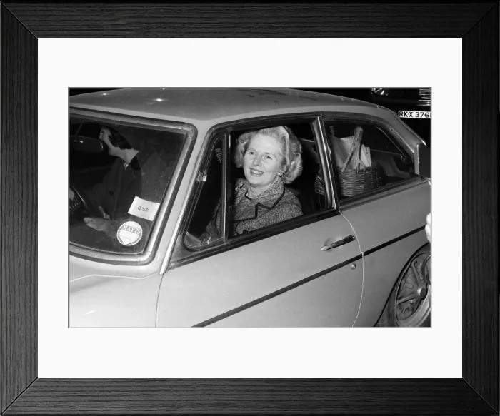 Framed Print : Margaret Thatcher Feb 1975 challenge to tory leadership Framed Print : Margaret Thatcher Feb 1975 challenge to tory leadership