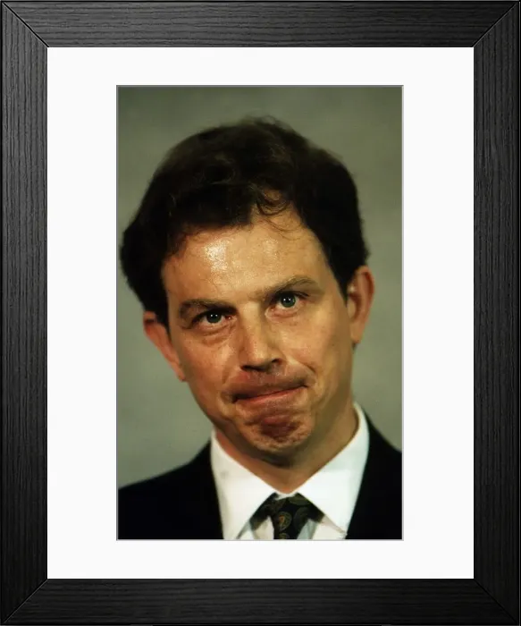 Framed Print : Tony Blair MP Labour at Labour leadership elections 1994 Framed Print : Tony Blair MP Labour at Labour leadership elections 1994