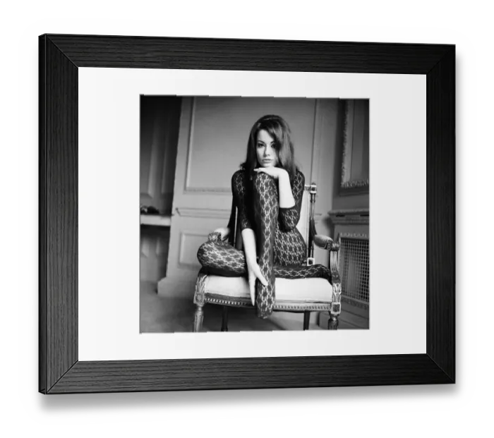Framed Print : Parisienne actress Claudine Auger who will play Domino in the James Bond film Framed Print : Parisienne actress Claudine Auger who will play Domino in the James Bond film