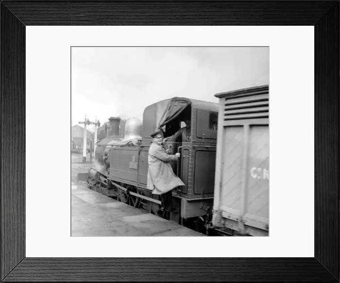 Framed Print : Engines of the Isle of Man Railways. These engines represent keen collectors items