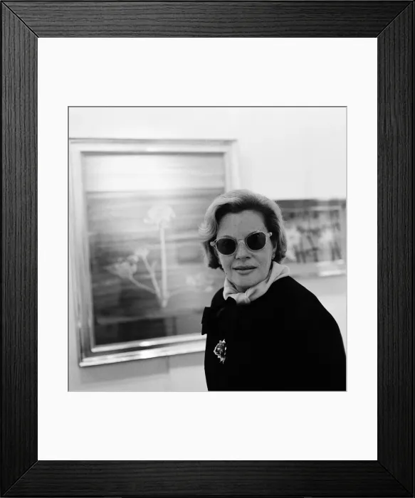 Framed Print : Fleur Cowles was a writer, editor, painter and above all a society hostess pictured in Framed Print : Fleur Cowles was a writer, editor, painter and above all a society hostess pictured in