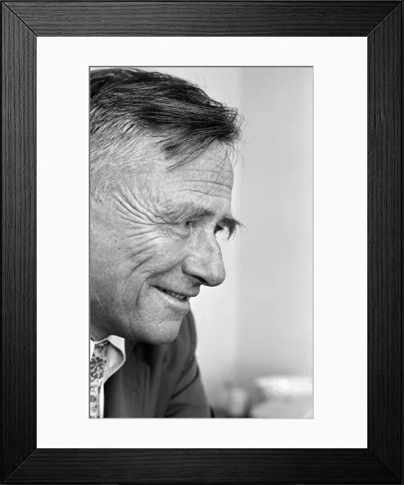 Framed Print : Christopher Isherwood Author, May 1967 Framed Print : Christopher Isherwood Author, May 1967