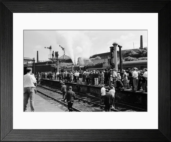 Framed Print : The 1T57 Fifteen Guinea Special, the last main-line passenger train to be Framed Print : The 1T57 Fifteen Guinea Special, the last main-line passenger train to be