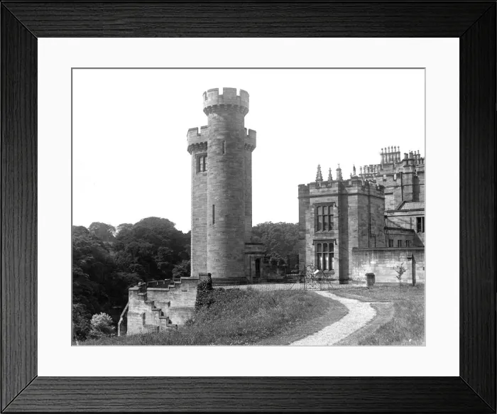 Framed Print : The exterior of Lambton Castle in September 1937 Framed Print : The exterior of Lambton Castle in September 1937