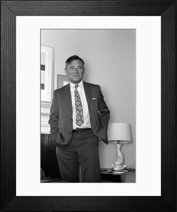 Framed Print : Christopher Isherwood Author, May 1967 Framed Print : Christopher Isherwood Author, May 1967