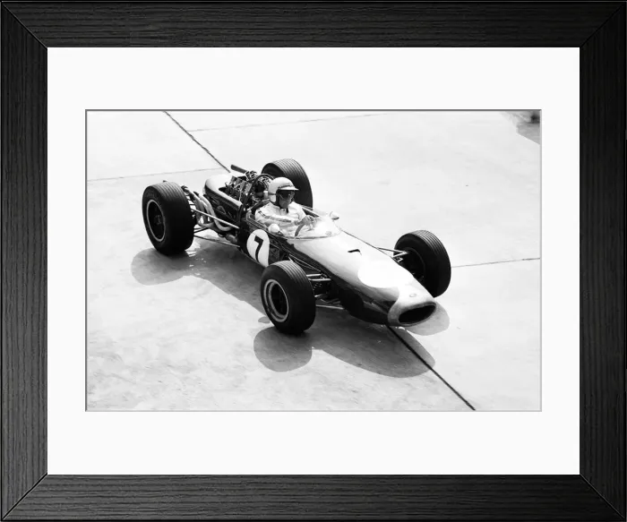 Framed Print : Monaco Grand Prix practice 1966. 22nd May 1966. Jack Brabham Framed Print : Monaco Grand Prix practice 1966. 22nd May 1966. Jack Brabham