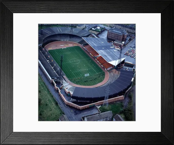 Framed Print : Aerial view of Celtic Park in the Parkhead area of Glasgow in 1987 Framed Print : Aerial view of Celtic Park in the Parkhead area of Glasgow in 1987