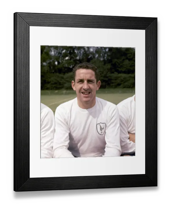Framed Print : Tottenham Hotspur footballer Dave Mackay at a pre season photo call July 1965