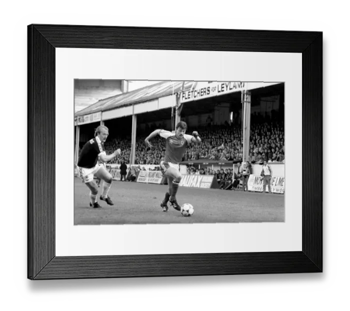 Framed Print : Home Internationals 1980  /  81 Season Scotland v. Wales. The final score was a two nil