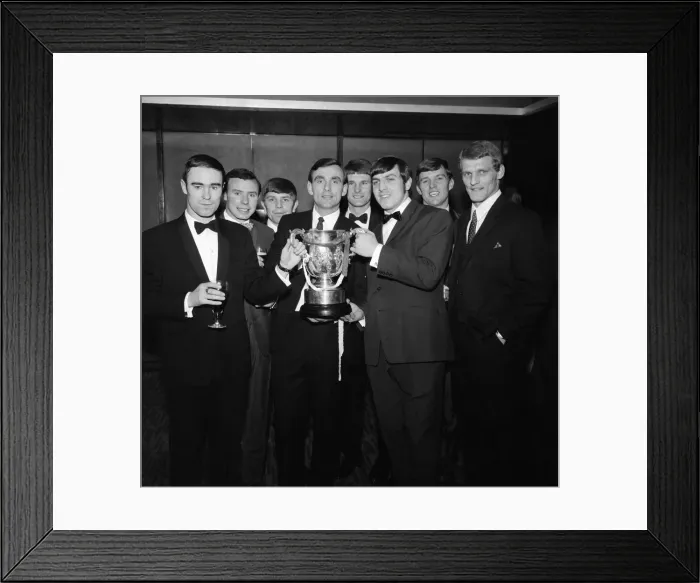 Framed Print : League Cup Final 1969. Swindon Town reception at the Royal garden Hotel Framed Print : League Cup Final 1969. Swindon Town reception at the Royal garden Hotel