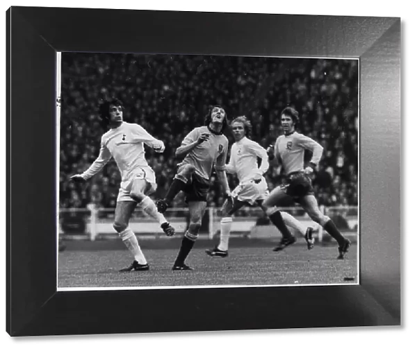 1973 League Cup Final at Wembley Stadium. Tottenham Hotspur 1 v Norwich City 0