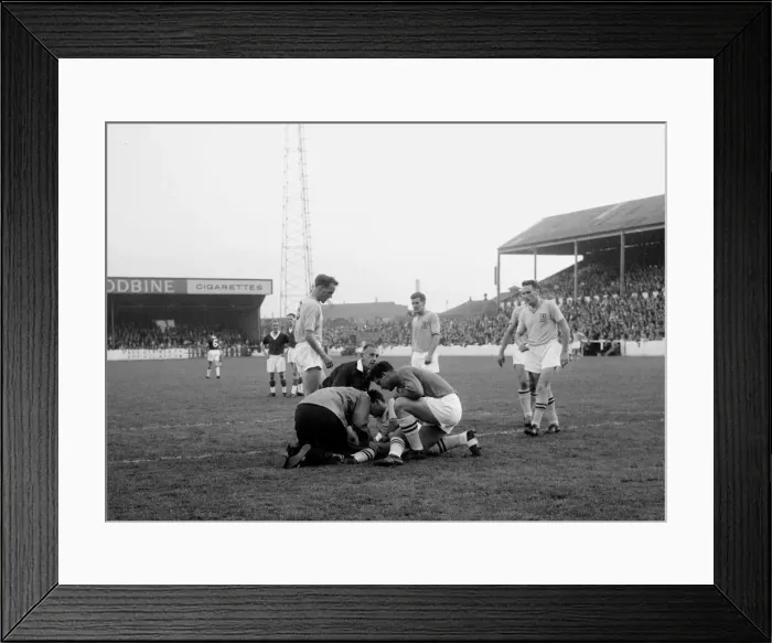 Framed Print : 1961 League Cup Final First Leg. Rotherham United 2 v Aston Villa 0 Framed Print : 1961 League Cup Final First Leg. Rotherham United 2 v Aston Villa 0