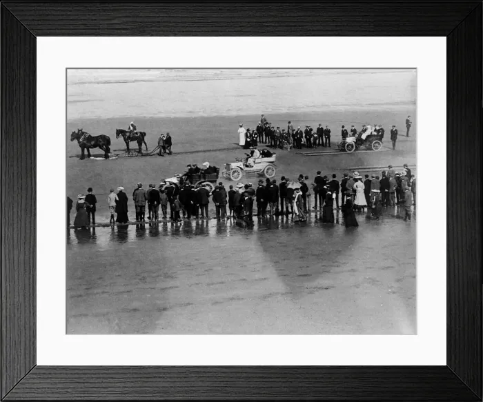 Framed Print : Mr Cecil Edge on his 90 bhp Napier attained a speed of seventy one Framed Print : Mr Cecil Edge on his 90 bhp Napier attained a speed of seventy one