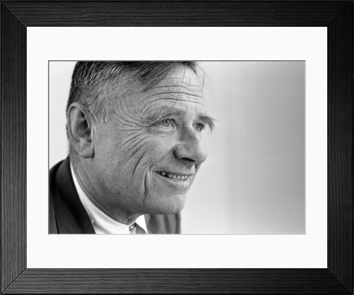 Framed Print : Christopher Isherwood Author, May 1967 Framed Print : Christopher Isherwood Author, May 1967