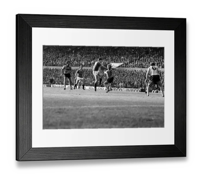 Framed Print : English League Division One match at Old Trafford. Manchester United 3 v Wolverhampton Framed Print : English League Division One match at Old Trafford. Manchester United 3 v Wolverhampton