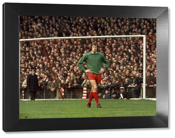 Liverpool goalkeeper Ray Clemence in action during the League Division One match against