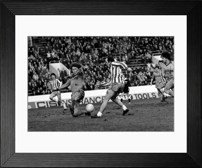 Framed Print : Sheffield Wednesday 3 v. Oldham 0. Division One Football. February 1981 MF01-31-016