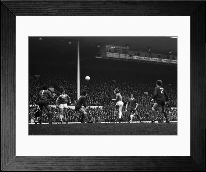 Framed Print : Liverpool 2 v. Birmingham City 2. Division One Football. February 1981 MF01-30-049 Framed Print : Liverpool 2 v. Birmingham City 2. Division One Football. February 1981 MF01-30-049