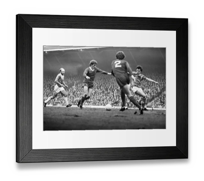 Framed Print : Liverpool 2 v. Birmingham City 2. Division One Football. February 1981 MF01-30-014