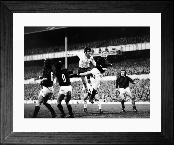 Framed Print : UEFA Cup Semi Final second leg at the San Siro Stadium. AC Milan 1 v. Tottenham Hotspur 1 Framed Print : UEFA Cup Semi Final second leg at the San Siro Stadium. AC Milan 1 v. Tottenham Hotspur 1