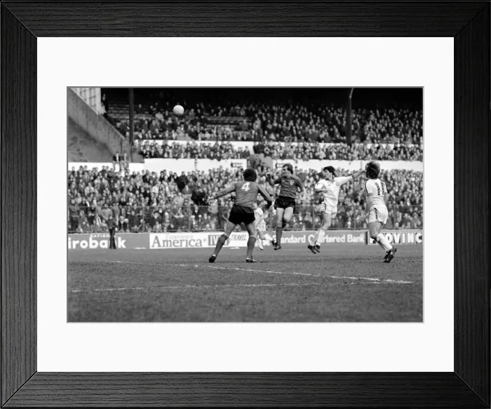 Framed Print : Leeds United 1 v. Sunderland 0. Division One Football. February 1981 MF01-33-028 Framed Print : Leeds United 1 v. Sunderland 0. Division One Football. February 1981 MF01-33-028