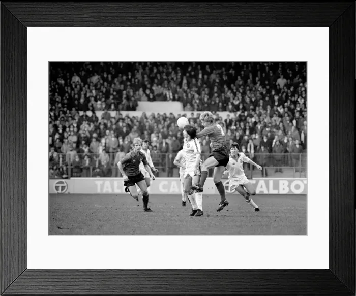 Framed Print : Leeds United 1 v. Sunderland 0. Division One Football. February 1981 MF01-33-072