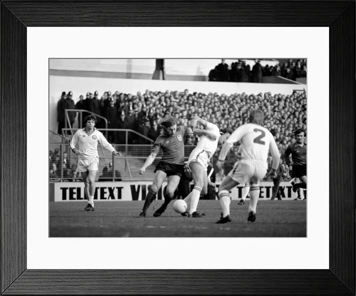 Framed Print : Leeds United 1 v. Sunderland 0. Division One Football. February 1981 MF01-33-001