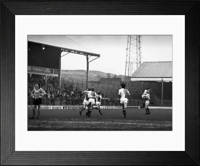 Framed Print : Blackburn Rovers 1 v. Derby County 0. Division Two Football. February 1981 MF01-28-013 Framed Print : Blackburn Rovers 1 v. Derby County 0. Division Two Football. February 1981 MF01-28-013