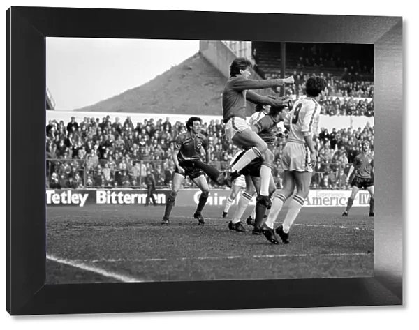 Leeds United 1 v. Sunderland 0. Division One Football. February 1981 MF01-33-016