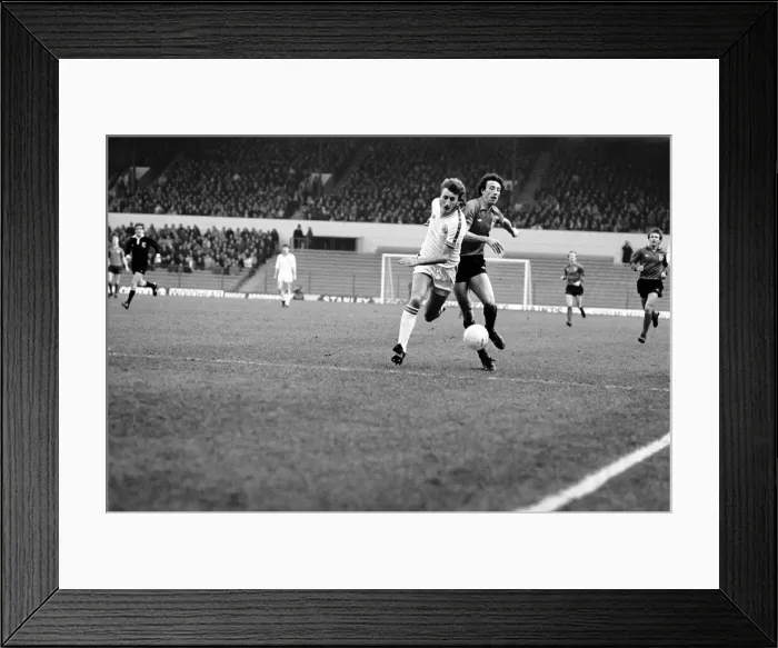 Framed Print : Leeds United 1 v. Sunderland 0. Division One Football. February 1981 MF01-33-015